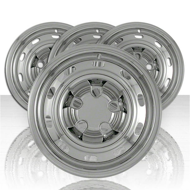 Set of Four 17" Chrome ABS Wheel Skin Covers for 20042012 Dodge RAM 1500 ST
