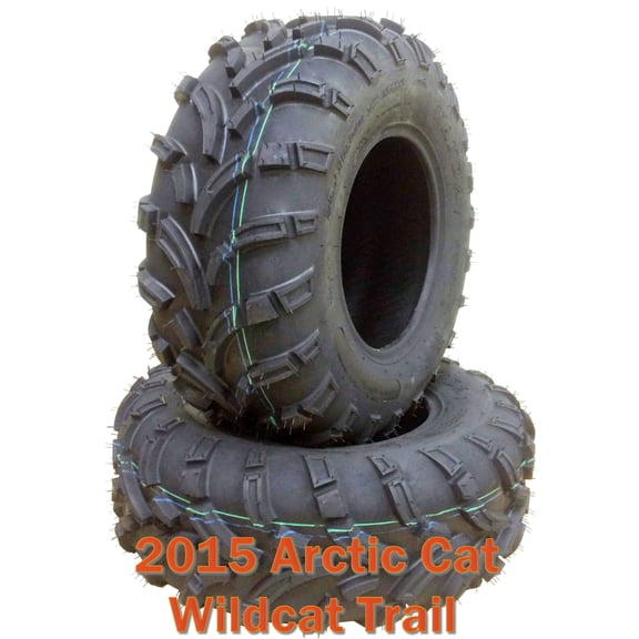 26x8-12 ATV Front Tires Set for 2015 Arctic Cat Wildcat Trail