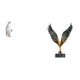thumbnail image 1 of Figura De Pingüino Coleccionable, Artesanía Decorativa De Resina, Estatua De Animal Con Alas Extendidas, Adorno De Feng Shui Para Inauguración De La Casa, Mesa, Dormitorio, Oficina., 1 of 8