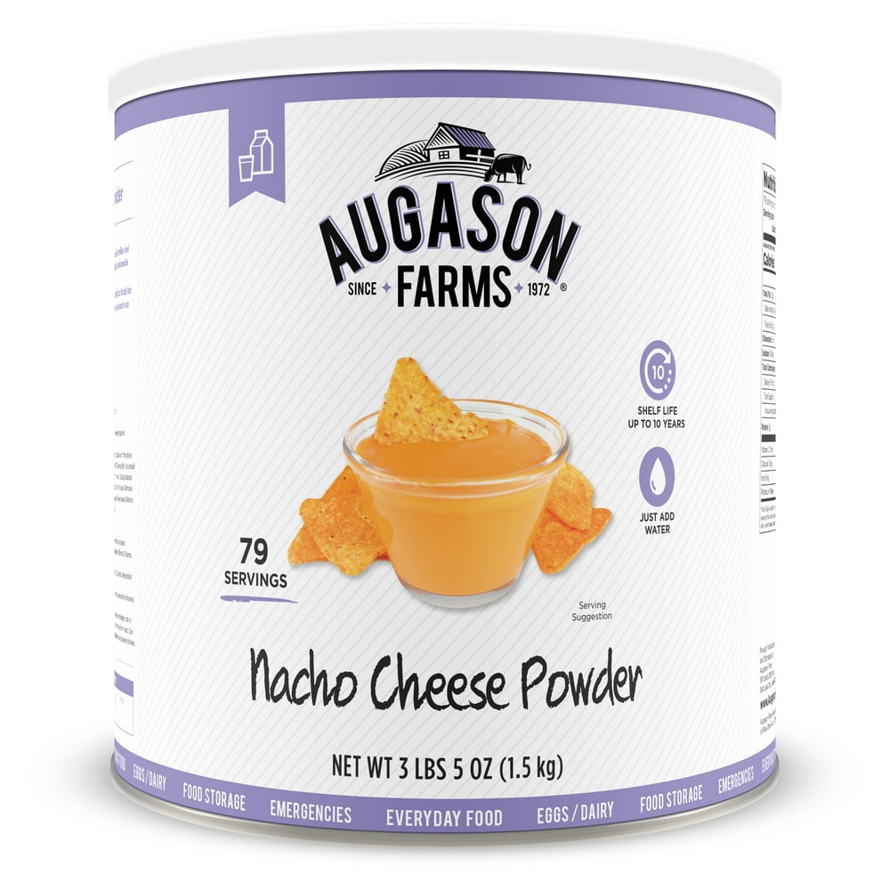 Augason Farms Nacho Cheese Blend Powder 3 lbs 5 oz No. 10 Can Walmart