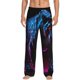 thumbnail image 1 of Fotbe Futuristic Purple Panther Pantalones de Pijama para Hombre, Pantalones de Dormir, Pantalones de Casa con Cintura Ajustable y Bolsillos-Large, 1 of 6