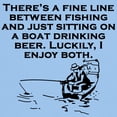 thumbnail image 3 of CafePress - Fishing And Sitting In A Boat T Shirt - Men's Classic Graphic T-Shirt, 3 of 4