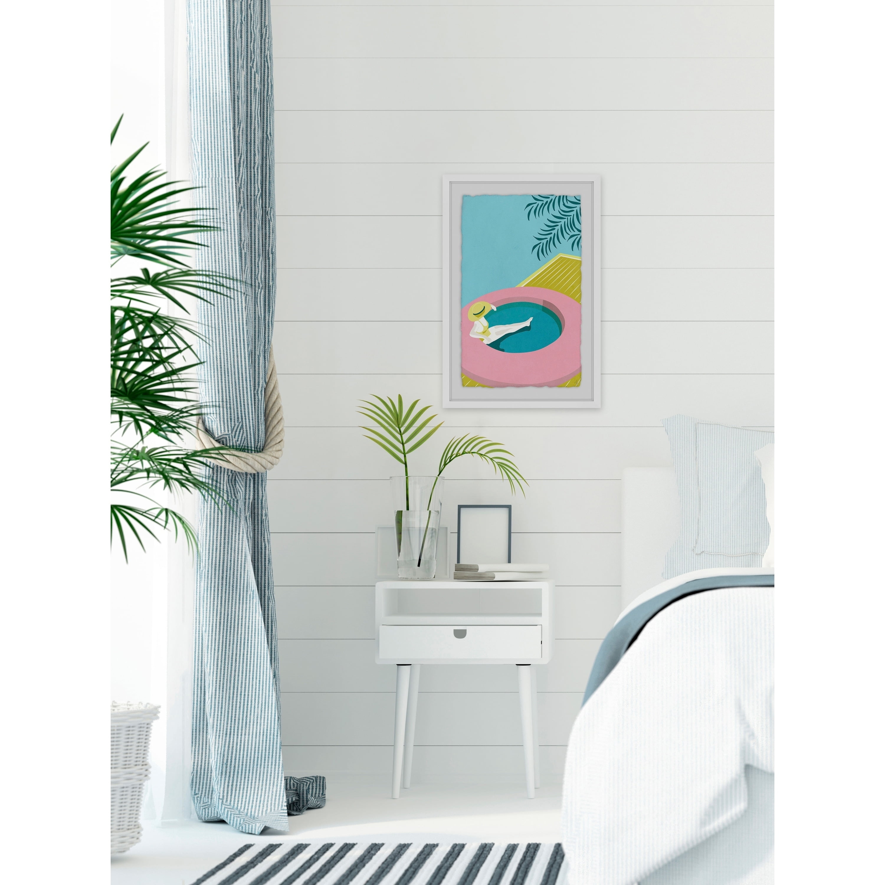 All by Herself Framed Painting Print