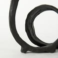 thumbnail image 6 of Black Metal Ribbon Loop Sculpture, 6 of 6