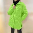 thumbnail image 7 of Ashirexll Winter Jackets for Women, Winter Coats for Women, Womens Solid Color Fall Winter Turndown Collar Long Pattern Puffer Jacket, 7 of 7