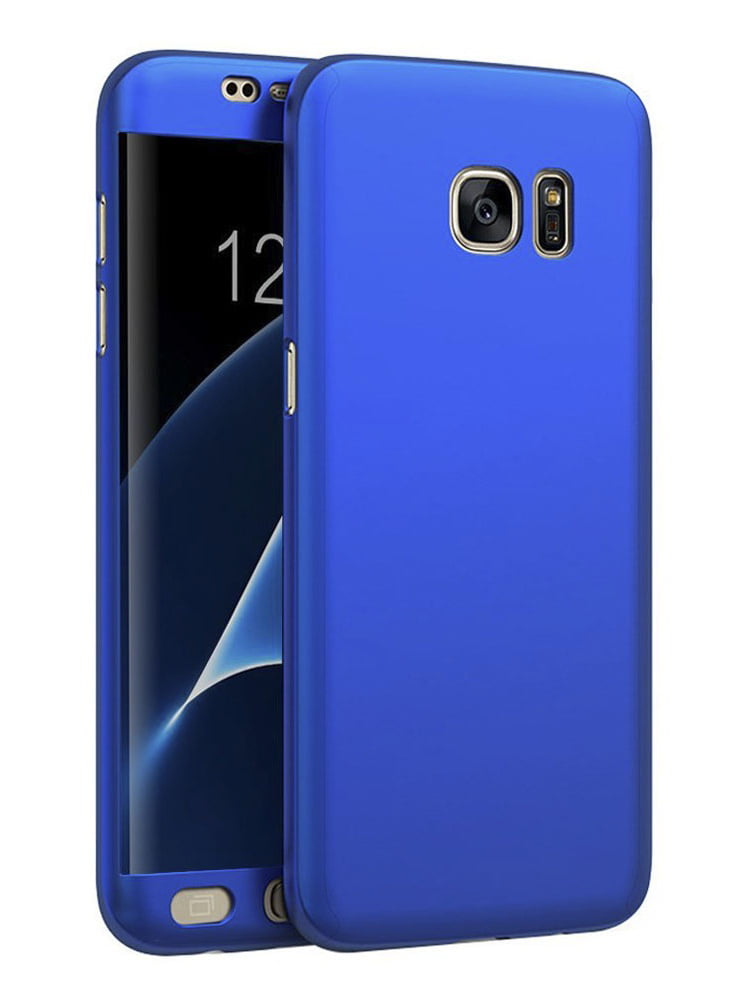 Samsung Galaxy S7 Edge Case, Case For Galaxy S7 Edge, [Shock Absorption] Protection Hard Case Protective Plastic Case Cover For Samsung S7 Edge G935 -Ocen Blue - Walmart.com