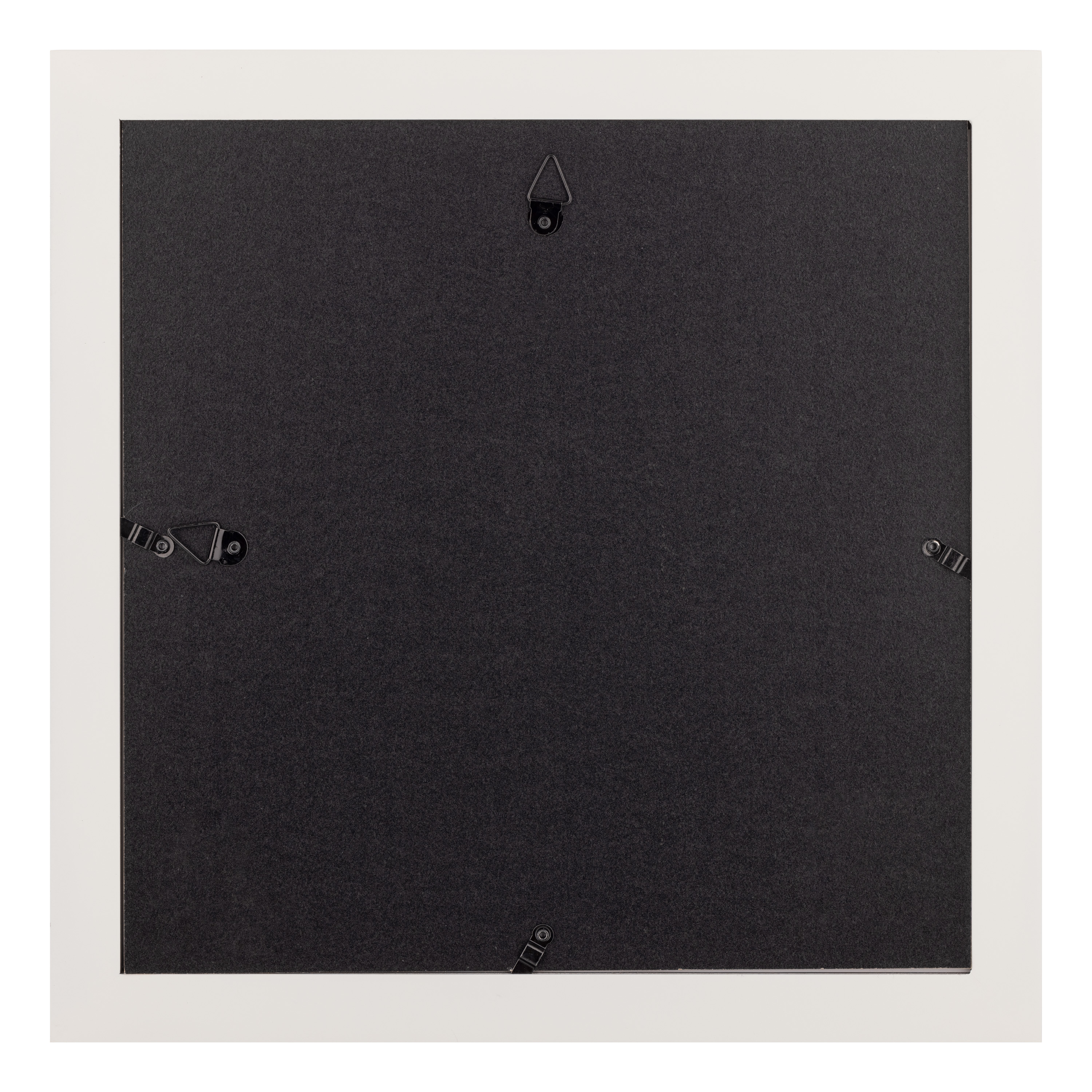 Gallery Solutions 12"x12" Wall Mount Tabletop Photo Frame Double Mat Matted to 8"x8" - White