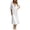 White, variant on YuXingFu Dresses for Women Wedding Guest Maxi V-Neck Plus Size Womens Dress Short Sleeve for 2026 Long Casual Summer White S