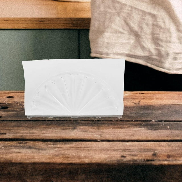 OULII 6Ud Servilletas Transparente Para Semicírculo Material