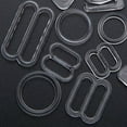 thumbnail image 5 of Himition 1 Set 250pcs Plastic 8 Shaped Bra Buckle Shoulder Strap Non-slip Adjusted Buckle Non-slip Bra Adjuster (16L=10.0 MM,24L=15.0 MM,6MM,8MM,12MM Transparent), 5 of 5