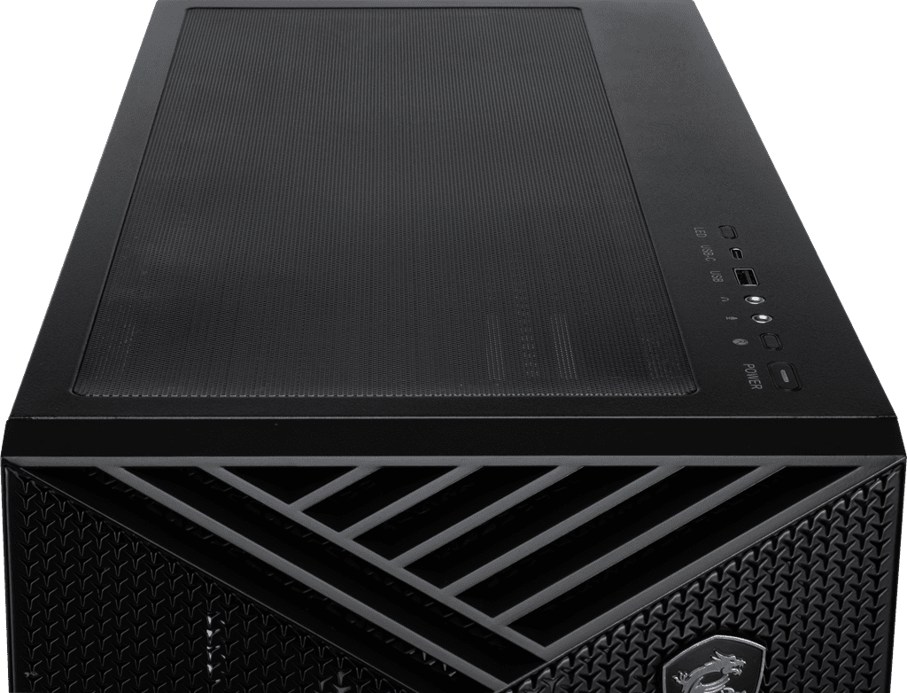 MSI MPGGUNGNIR211RAIRFLOWPZ Mid-Tower Gaming PC Case