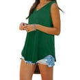 thumbnail image 5 of nvzhuang Women Vest Tops, Sleeveless Solid Color Casual Party Street Fall Spring Summer Loose Tops, 5 of 9