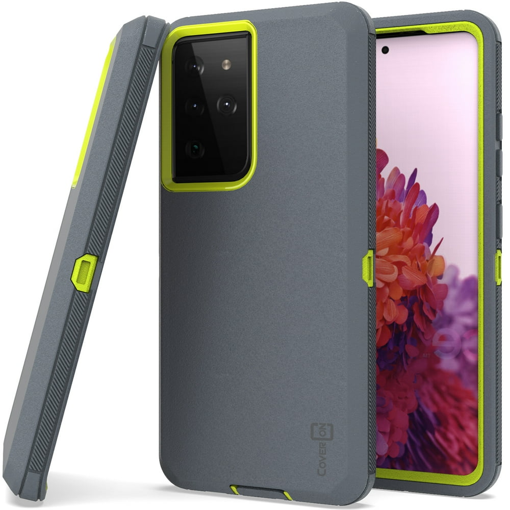 CoverON For Samsung Galaxy S21 Ultra 5G Case, Heavy Duty Full Body