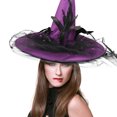 thumbnail image 1 of Sombrero de bruja vintage de halloween velos de encaje sombrero de bruja disfraz de cosplay de halloween sombrero de bruja vintage de halloween velos de encaje sombrero de bruja ANGGREK Otros, 1 of 8