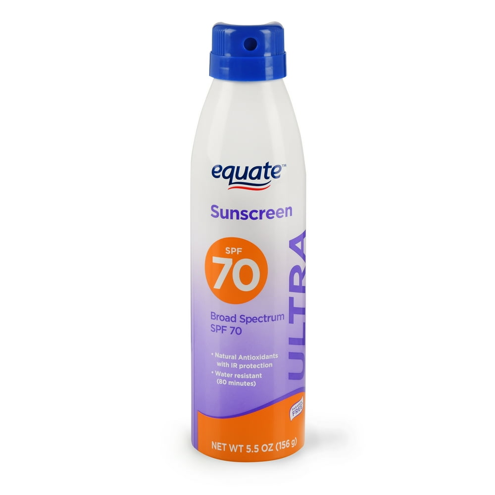 Equate Ultra Protection Continuous Spray Sunscreen, Broad Spectrum, SPF