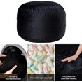 thumbnail image 5 of 3FT Bean Bag Chair Bean Bag Chairs for Adults Bean Bag with Filler Big Beanbag Chair for Gaming Large Memory Foam Bean Bags with Dutch Velet Cover for Living Room Bedroom, (36×36×24")-Black, 5 of 14