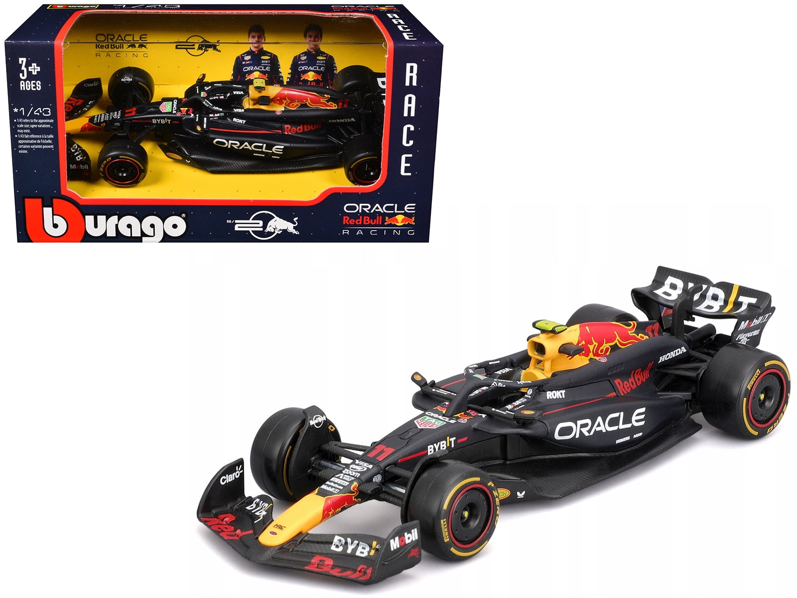 Bburago 1/43 Diecast Model Car - 2021 Honda RB16B Max