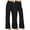 50# 2Pack:Black+Black, variant on NELEUS Womens 31" Wide Leg Pants Athletic Yoga Stretch Loose Legging Casual Sweatpants with Pockets,Light Purple,US Size 2XL