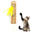 thumbnail image 1 of Cat Teaser Wand Creative Funny Interactive Cat Feather Toy Cat Training Toy, 1 of 3