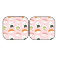 thumbnail image 7 of Haiem Cute Sushi Car Windshield Sun Shade (2 Pieces) Foldable Windshield Sun Shade Car Accessories for Truck SUV Pickup-Large, 7 of 7