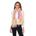 thumbnail image 2 of FORMRS Womens Scarf Winter Soft Long Big Warm Shawls Wrap Tassel Scarves, Orange Grapefruit Slices, 2 of 9
