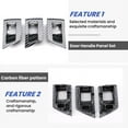 thumbnail image 6 of 7PCS Right Hand Drive RHD For 5 Series F10 F11 Car Interior Door Handle Inner Panel Pull Trim Cover Armrest,3 x Passenger handle 3 x Window lift button 1 x Driver side glass lift switch frame, 6 of 8