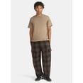 thumbnail image 2 of No Boundaries Flannel Cargo Pants, Men's & Big Men's, 2 of 5