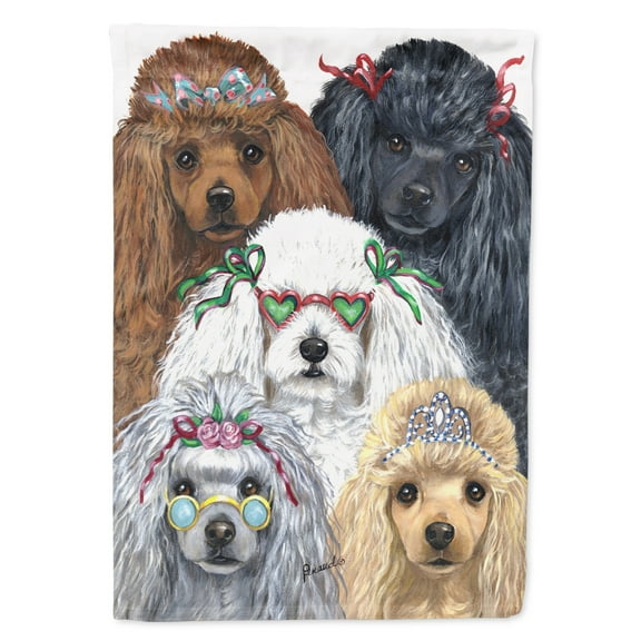 Poodle Oodles Garden Flag