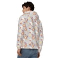 thumbnail image 4 of Honeii Butterfly Flower Print Hoodies for Men, Pullover & Full Zip, Breathable Zip up Hoodie, Sweatshirt-3X-Large, 4 of 5
