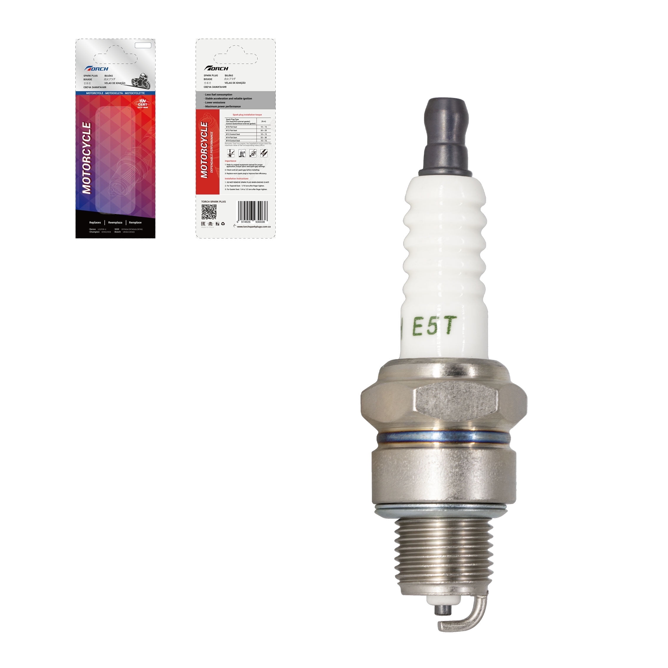 TECHIE, Spark Plug, NGK 6222, for Yamaha G1/G16/G22 Jeep Wagoneer