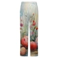 thumbnail image 6 of Easter Bunny Winter Female Pants Flannel High Waist Women Pants Lady Warm Straight Leg Plush Trousers, 6 of 7