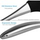 thumbnail image 2 of Silicona Wok Turner BPA Free 600ºF Espátula Mango de acero inoxidable 14-1/5 pulgadas para utensilios de cocina antiadherentes Xemadio WRLF-218, 2 of 7
