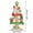 C, variant on MXTPOV Wooden Christmas Tree with Star Topper, Colorful Christmas Tree with Painted Pattern, Xmas Tree Christmas Decorations for Party Home Decor, 11.41 in