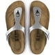 thumbnail image 5 of Sandalias tipo chancleta Birkenstock Gizeh BS Birko-Flor plateadas, 5 of 9