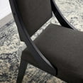 thumbnail image 2 of Modway Cambridge Solid Wood and Fabric Dining Chairs in Gray (Set of 2), 2 of 8