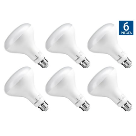 Hyperikon LED Dimmable Light Bulb, 9W (65W Equivalent), 4000K Daylight Glow, 740 Lumens, BR30, E26 Base, CRI 84+