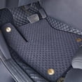 thumbnail image 5 of EKR Custom Fit Compass Car Floor Mats for Jeep Compass 2018 2019 2020 2021 2022 2023 - All Weather Protection Leatherette Plus Blanket Floor Mats Set(Black), 5 of 6