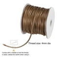 thumbnail image 3 of Beading Thread Bracelet Weave Bead Craft Cord 4mm 39M/Roll (42-Yards) Decorative String, Brown, 3 of 7
