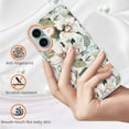 thumbnail image 2 of Case for MOTO G Pure 2021 Phone case, cute floral design, magnetic shockproof heavy-duty protection, 2 of 6