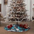 thumbnail image 4 of Xecao snow board colorful Pattern Christmas Tree Skirt Holiday Part Decorations for Christmas Tree, Farmhouse Christmas Decor Xmas Holiday Home Party Decorations-30", 4 of 6
