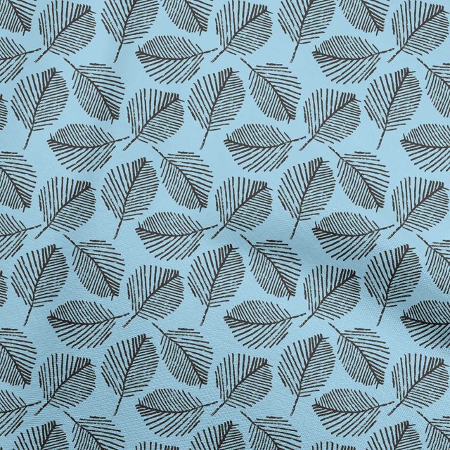 oneOone Cotton Poplin Light Blue Fabric Block Sewing Craft Projects Fabric Prints By Yard 56 Inch Wide-T8