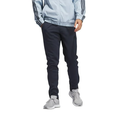 adidas Men�s Regular Fit Zippered Ankle Openings Jogger - Blue (Aurink), Small