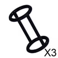 thumbnail image 1 of Acceso a máquinas de hacer helados,Accesorios para máquinas de hacer helados,Vástagos de válvulas anticanalización Anillos de sellado en forma de H,Anillos de sellado de válvulas a prueba, 1 of 8