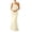 Yellow, variant on ShomPort Womens Bodycon Maxi Dress with Scarf Strapless Tube Flowy Cocktail Party Vacation Wedding Guest Dress