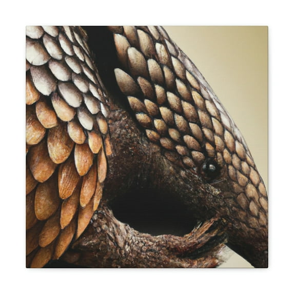 Pangolin in Hyperrealism - Canvas