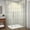 Stainless Steel, variant on Aston SEN992-MB-5836-10 72" High X 58" Wide X 36" Deep Hinged Frameless Shower Enclosure -
