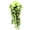 Green-GN Home Decor, variant on karymi Lifelike Hanging Artificial Violet Flower Wall Decor Simulation Silk Plant Bush 27.56 in Length for Home Garden Wedding Party Decoration Family Gifts