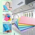 thumbnail image 2 of Kripyery 3Pcs Dish Cloths Soft-touching Fast Drying Fiber Strong Absorbent Dish Rags for Kitchen, 2 of 8