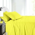 thumbnail image 2 of 500 Thread Count 100% Egyptian Cotton 4-Piece Bed Sheet Set (1 Flat, 1 Fitted Sheet, 2 Pillow Covers) 24 Inches Deep Pocket Size King Color Yellow Stripe, 2 of 5