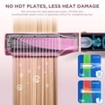 thumbnail image 5 of PARWIN PRO BEAUTY Dual Voltage 7-in-1 Hair Dryer Brush Styler, Hot Air Multi-Styler with Flyaways & Air Straightener & 28mm Auto Wrap Curlers for Frizz-Free, No Heat Damage, Cosmic Blush, 5 of 11